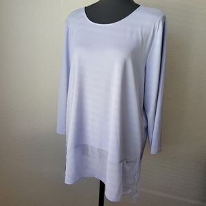 CHICO'S Lilac Flowy Top